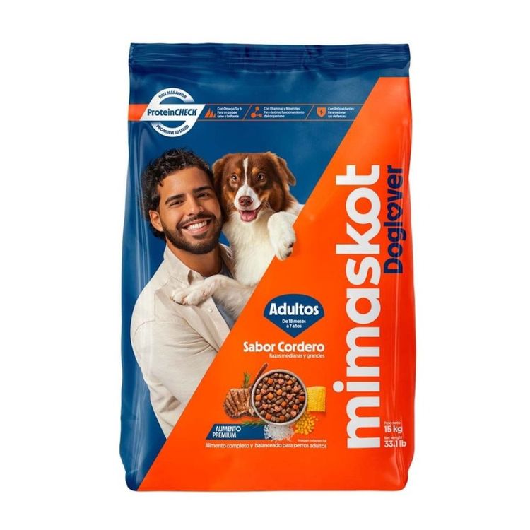 Alimento para Perros Mimaskot Cordero Razas Medianas y Grandes 3kg