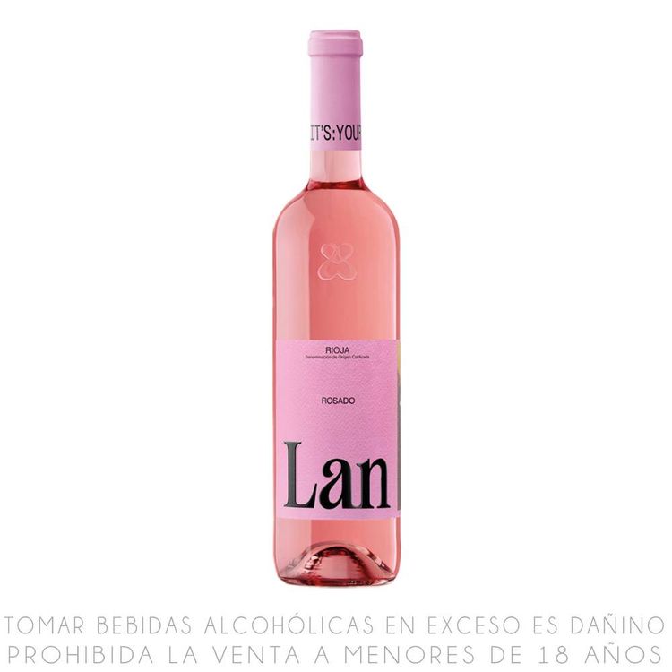 Vino Rosé Tempranillo Viura LAN Botella 750ml