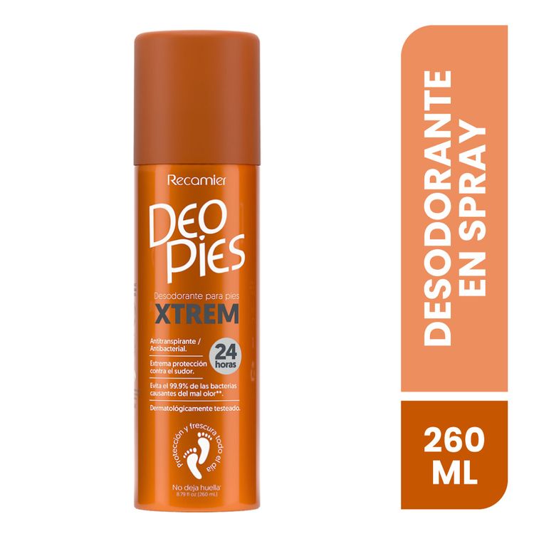 Desodorante para Pies Deo Pies Xtrem Spray 260ml