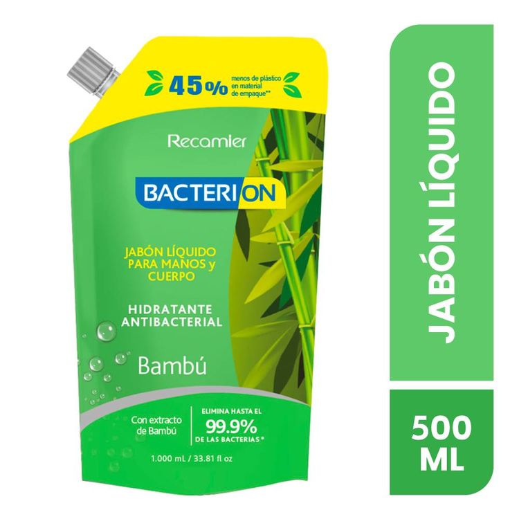 JABON LIQUIDO BACTERION BAMBU X 500ML JB BACTE BAM 500ML