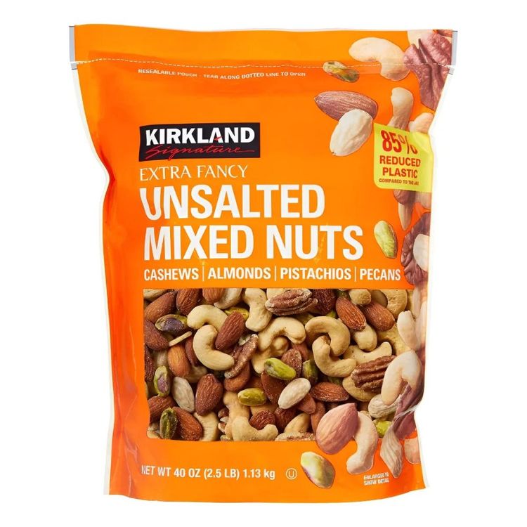 Mix de Frutos Secos Sin Sal Kirkland 1.13kg