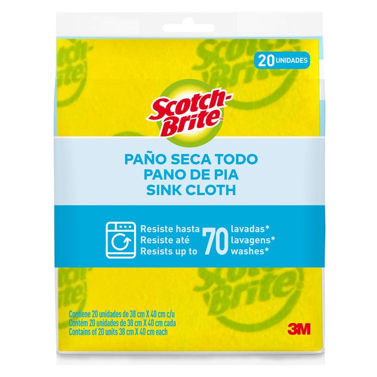 Paño Seca Todo Scotch Brite 20un