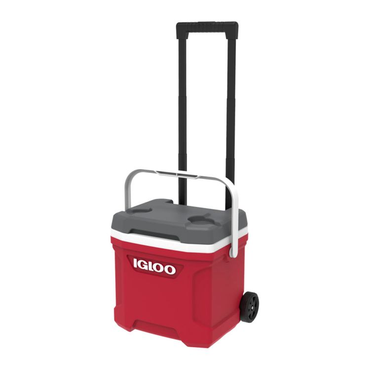 COOLER 16QT LATITUDE ROLLER ROJO Cooler Latitude 16 QT con Ruedas Rojo