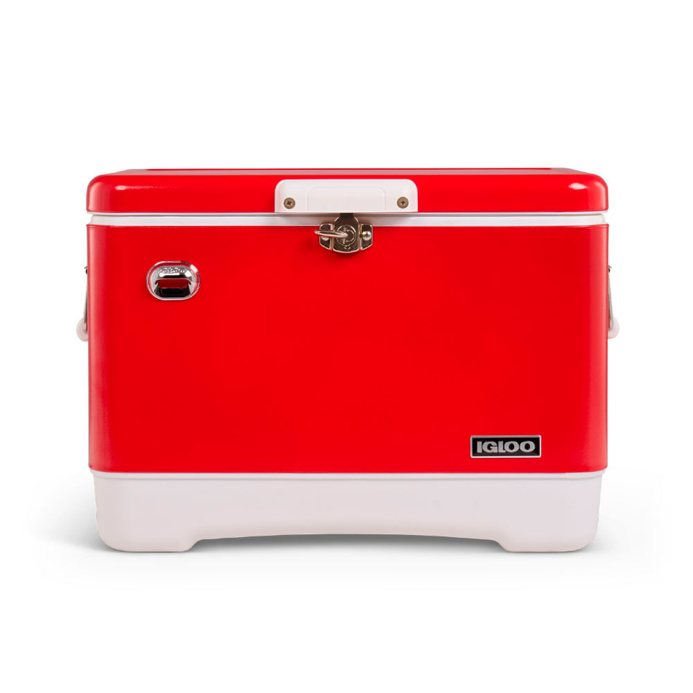 Cooler de Acero Legacy 54 QT Rojo