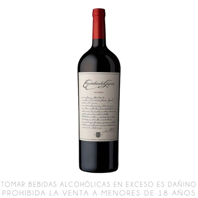 Vino Tinto Malbec Escorihuela Gascón Botella 1.5L