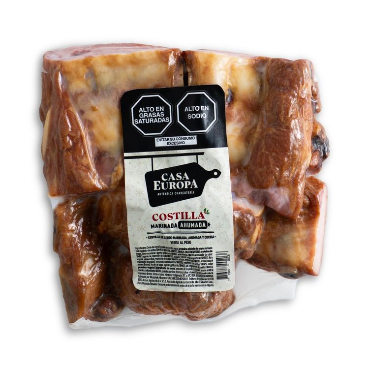 Costilla Marinada Ahumada Casa Europa x kg