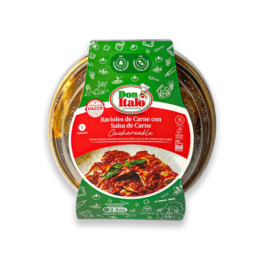 Cuchareable Don Italo Ravioles de Carne 350g