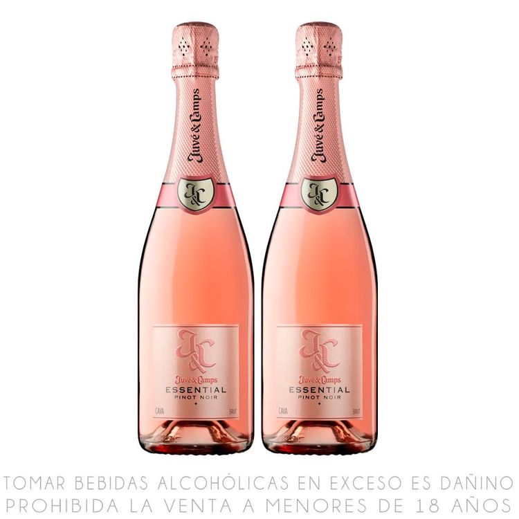 Twopack Cava Juvé & Camps Brut Rosé Botella 750ml