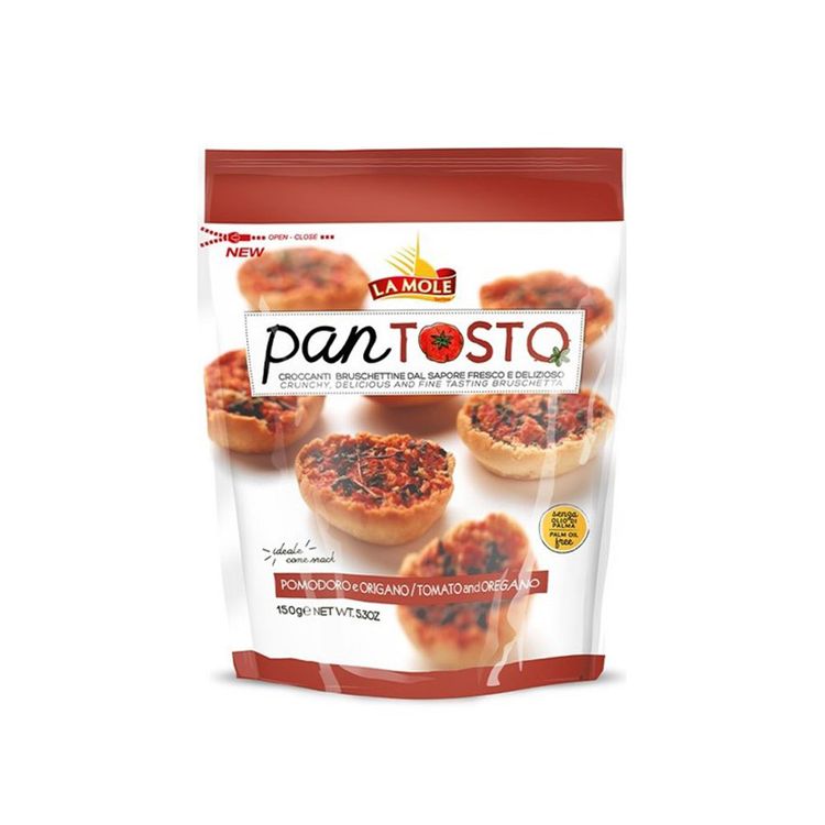 Tostaditas La Mole Pantosto Orégano y Tomate 150g