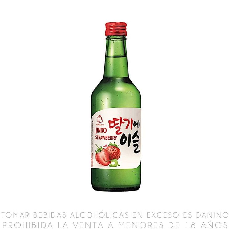 Soju Jinro Strawberry Botella 360ml