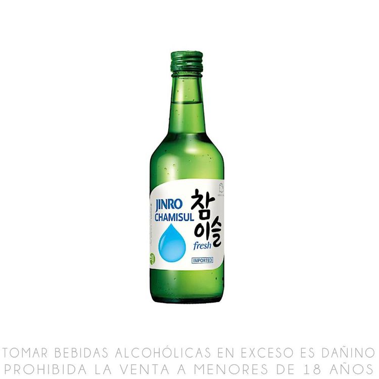 Soju Jinro Chamisul Fresh Botella 360ml
