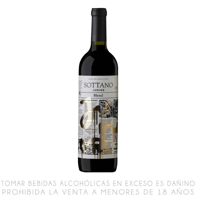 Vino Tinto Blend Sottano Junior Botella 750ml