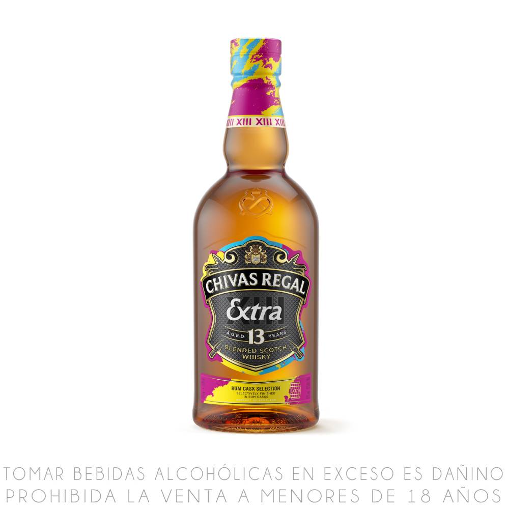 Whisky Chivas Regal Extra 13 Años Rum Cask Selection Botella 700ml