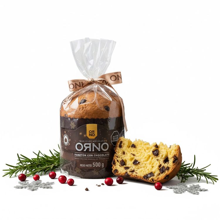 Panetón con Choco Chips Orno 500g