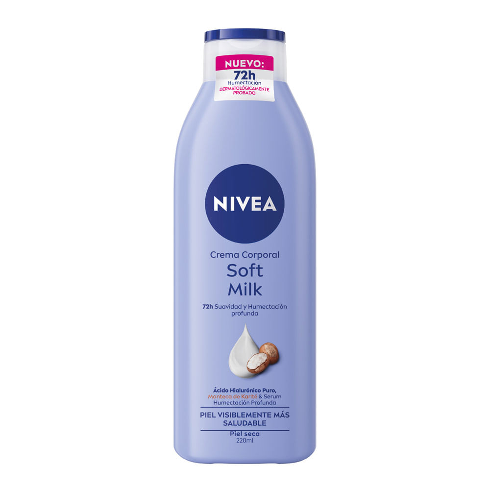 Crema Corporal Nivea Soft Milk 220ml