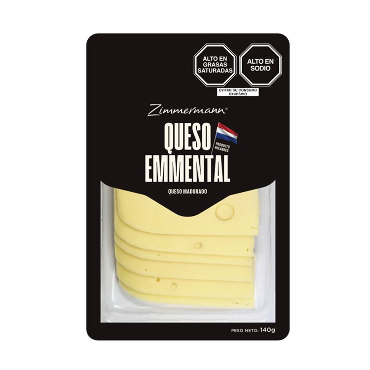 QUESO EMMENTAL ZIMMERMANN X 140G