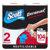 Papel Toalla Reutilizable Scott Duramax 2 Rollos