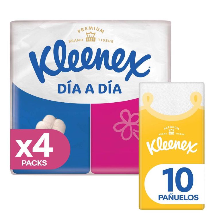 Fourpack Pañuelos Kleenex Día a Día 10un