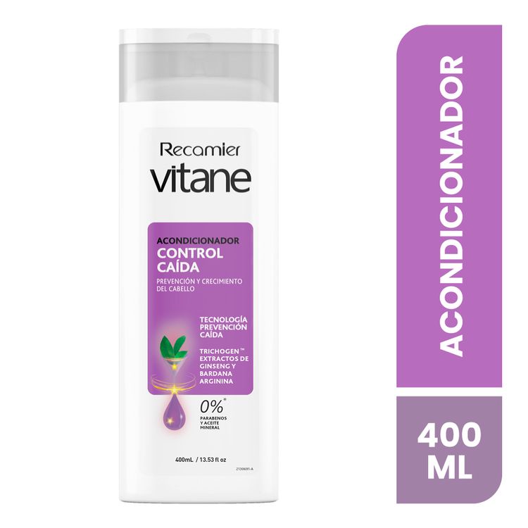 Acondicionador Sin Sal Vitane Anticaída Frasco 400 ml