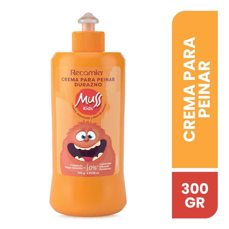 Crema para Peinar Muss Kids Durazno 300g