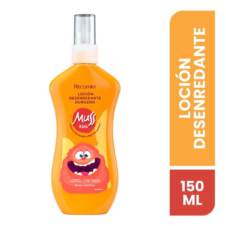 Loción Desenredante Muss Kids Durazno 150ml