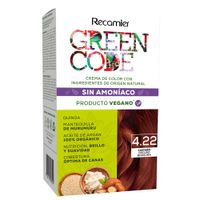 Tinte de Cabello Green Code 4.22 Castaño Oscuro Borgoña