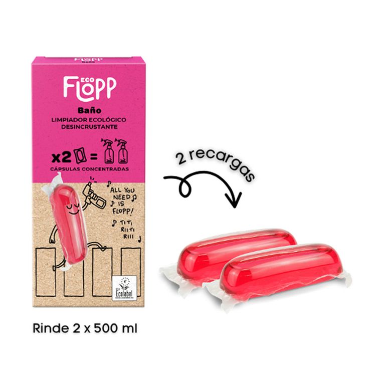 Cápsula para Limpiador de Baño Eco Flopp 2un