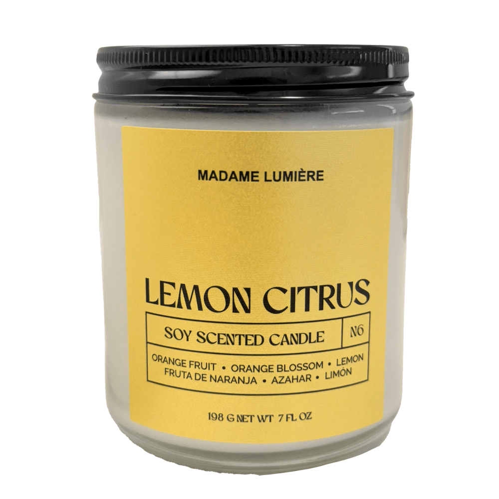 Vela de Soya Lemon Citrus