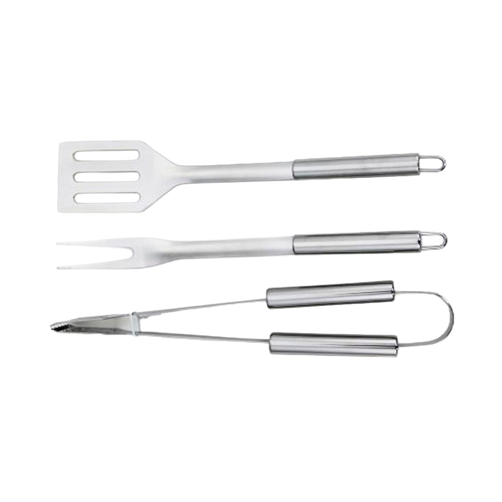 Set 3 Piezas Tenedor Beef Maker Pinza Espatula Acero Inoxidable