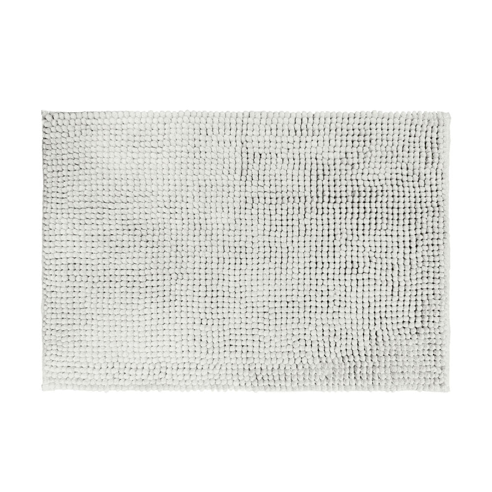 Piso Baño Shaggy Krea Microfibra 40x60cm Militar