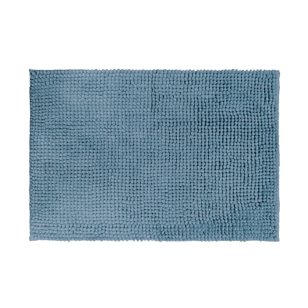 Piso Baño Shaggy Krea Microfibra 40x60cm Piedra