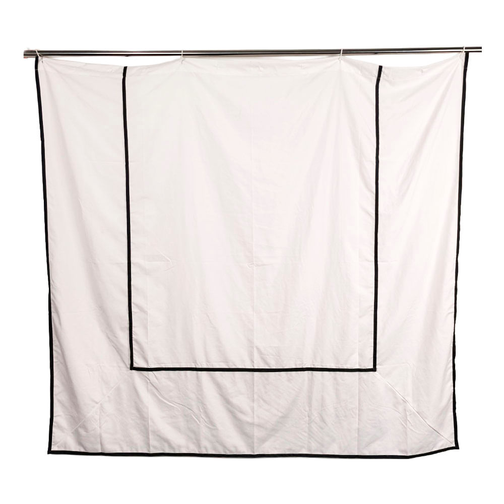 Cortina Baño Krea Microfibra 180x180cm Geo Piedra