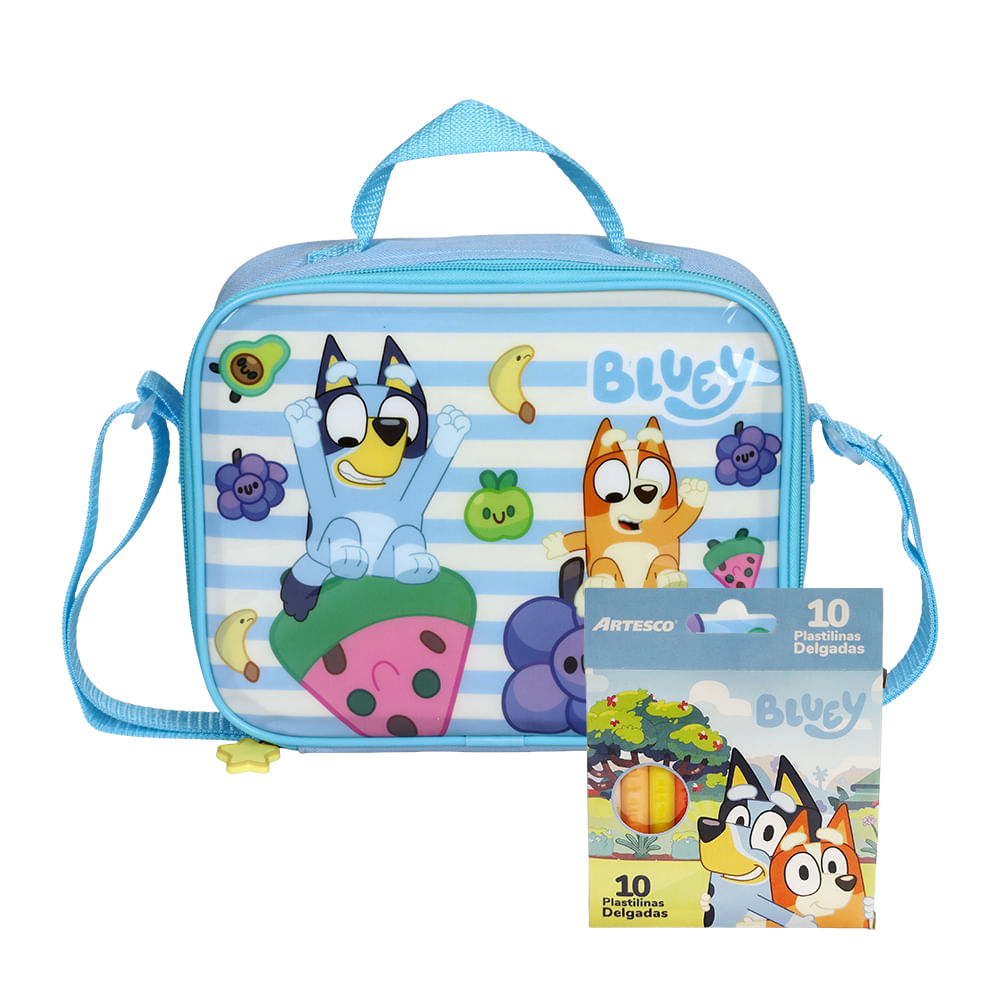 Lonchera + Plastilina Delgada Bluey 2026