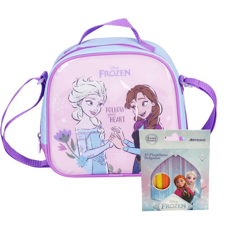 Lonchera + Plastilina Delgada Frozen 2026