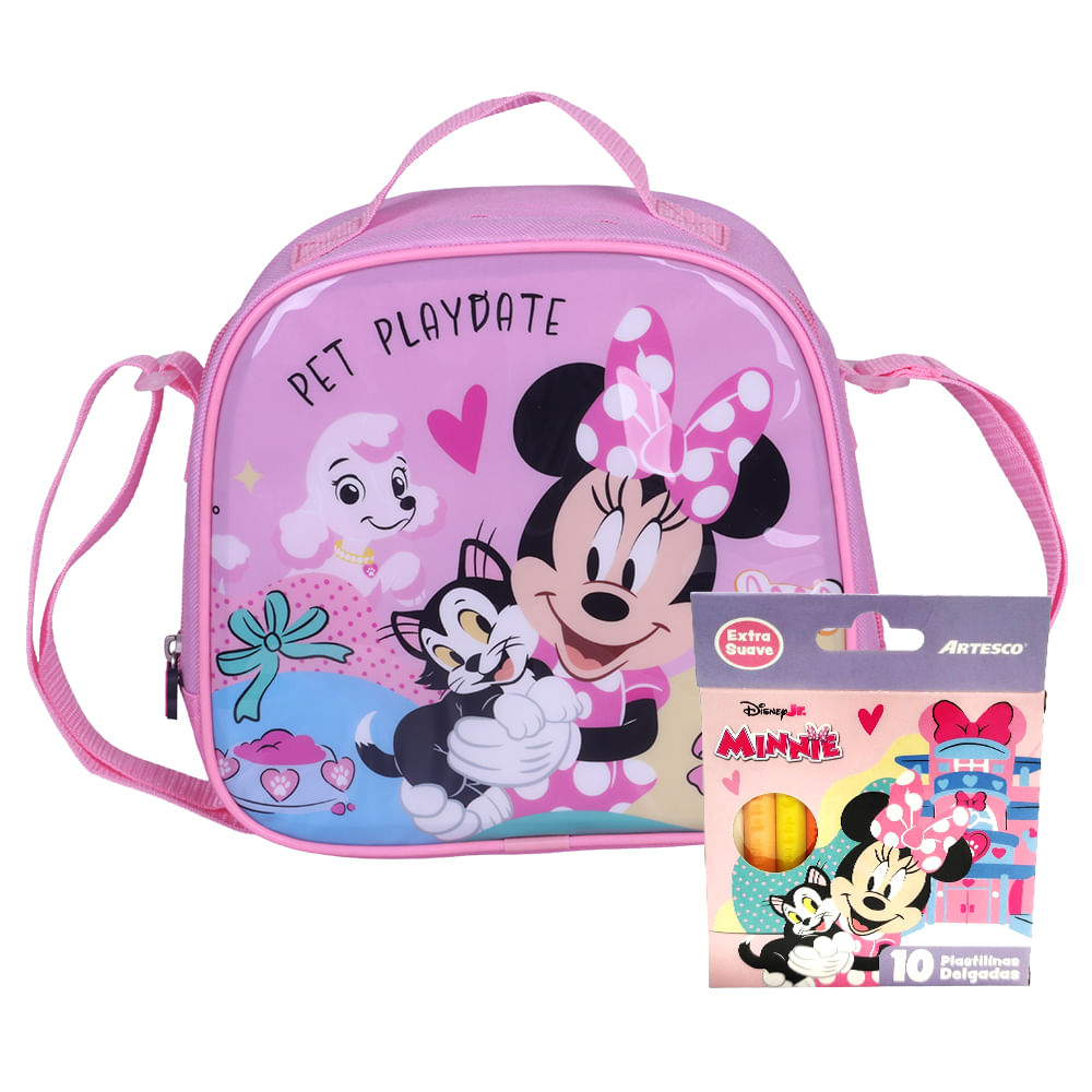 Lonchera + Plastilina Delgada Minnie 2026