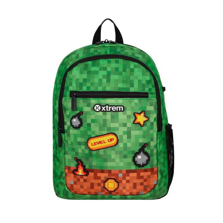Mochila Xtrem Logan Green Pixels