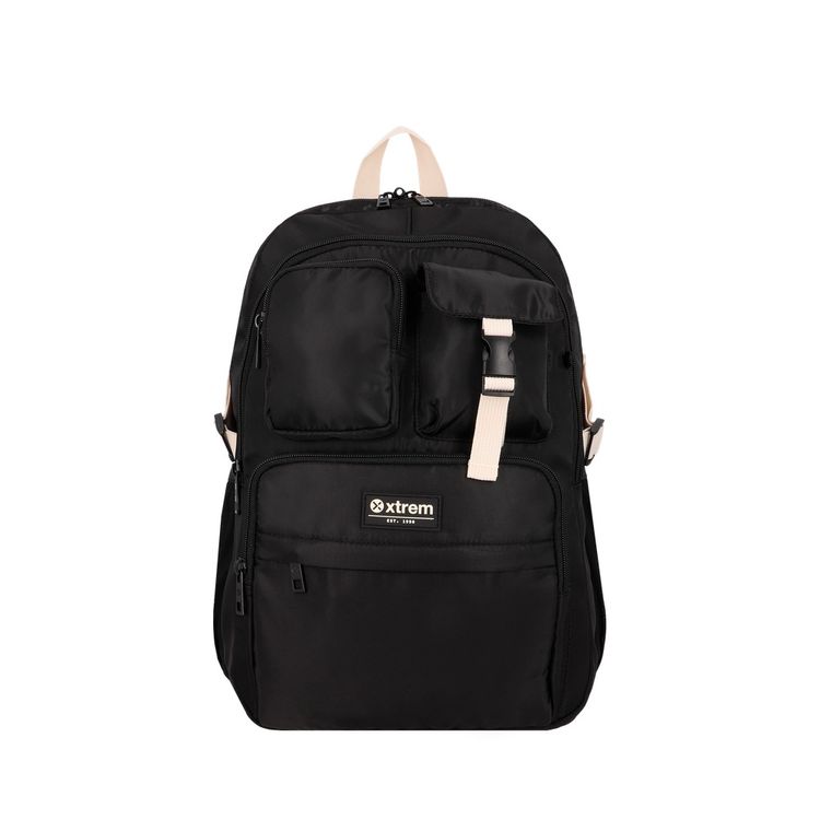 Mochila Xtrem Portalaptop Kira Black Beige