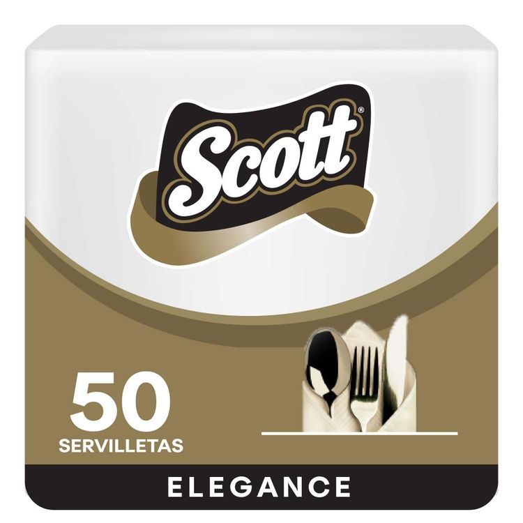 Servilletas de Papel Scott Elegance 50un