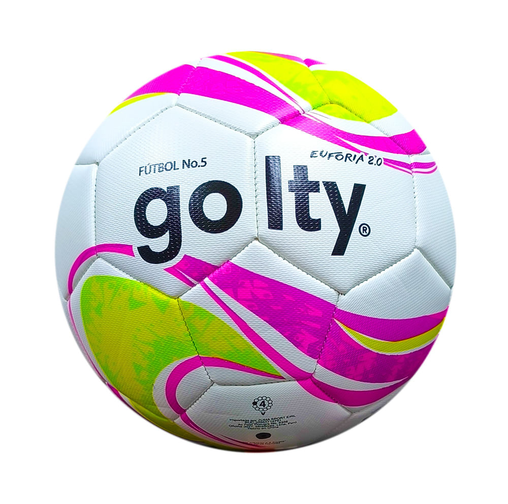 Pelota de Futbol  Golty Euforia Sz5 Morado Verde