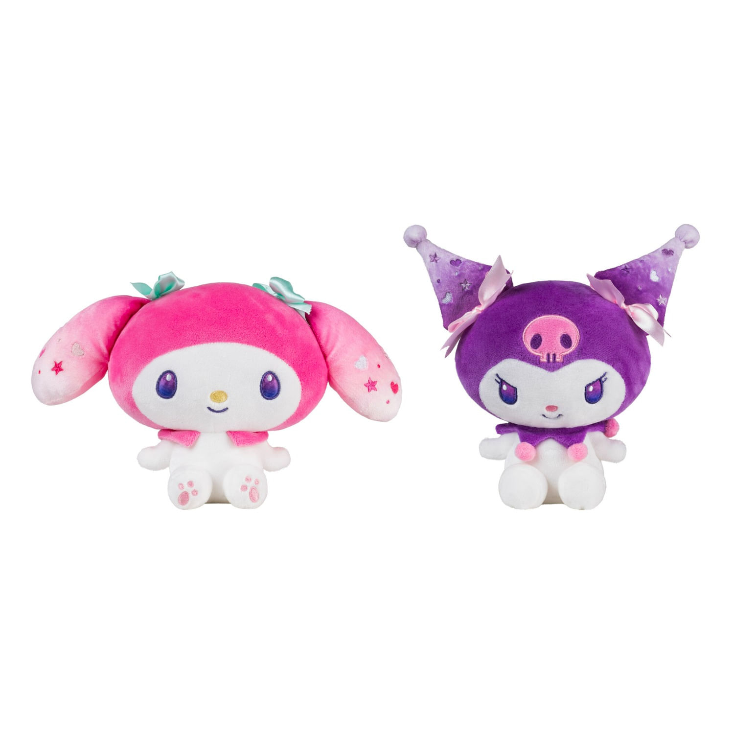 Pack x2 Peluche Kuromi y My Melody 20cm