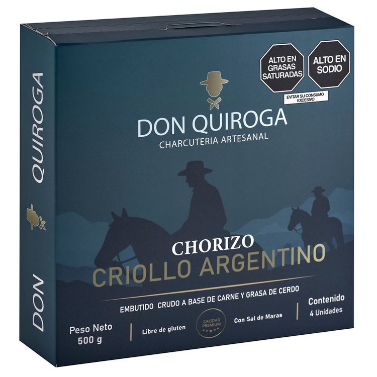 Chorizo Criollo Argentino Don Quiroga 500g