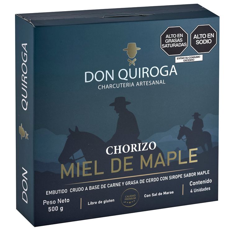 Chorizo Miel de Maple Don Quiroga 500g