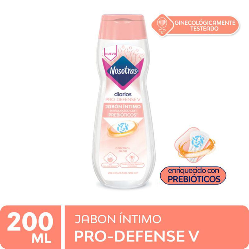 Jabón Íntimo Nosotras Pro Defense-V 200ml