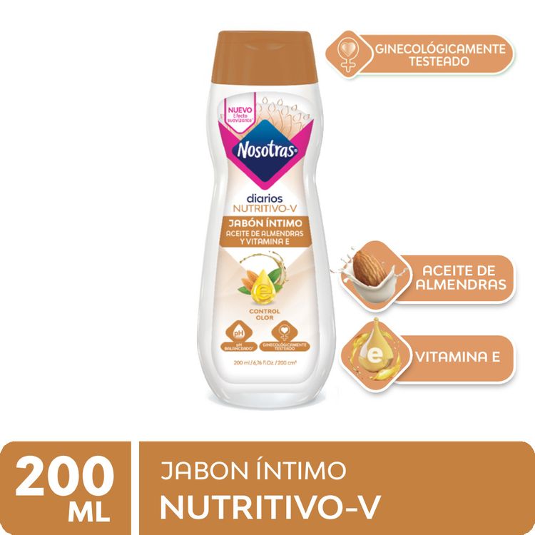 Jabón Íntimo Nosotras Nutritivo-V 200ml