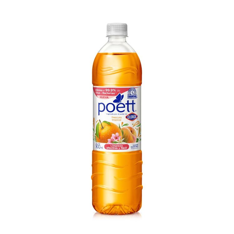 Limpiador Desinfectante Poett Frescura Tropical 900ml