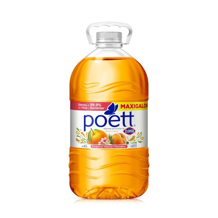 Limpiador Desinfectante Poett Frescura Tropical 4.5L
