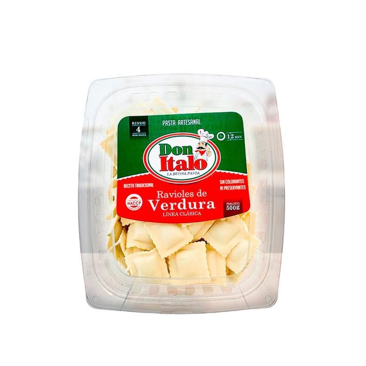 Ravioles de Verdura Don Italo 500g