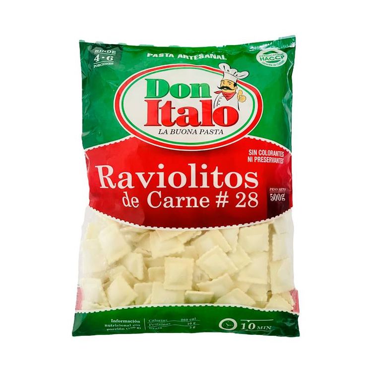 Raviolitos de Carne Don Italo 500g