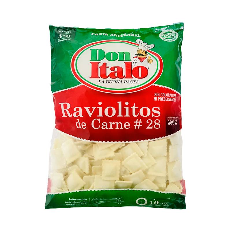Raviolitos de Carne Don Italo 500g