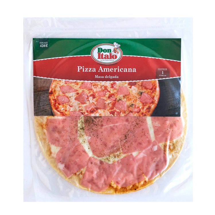 Pizza Americana Masa Delgada Don Ítalo 420g